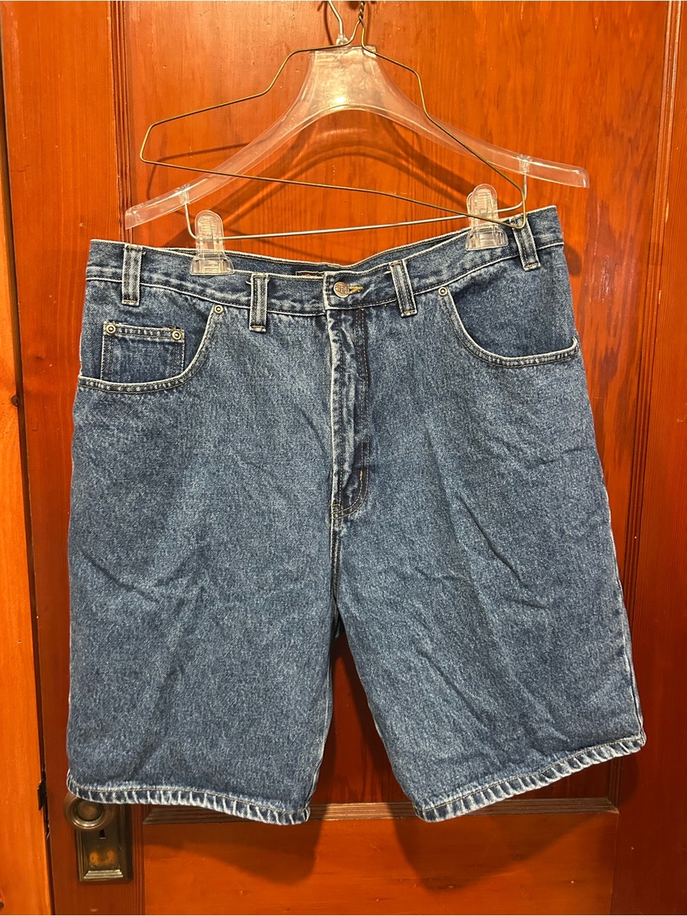 Vintage men’s Y2K Route 66 denim shorts